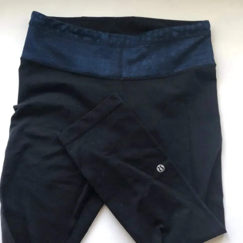 Lululemon Reversible Wunder Under Crop II Size 6
